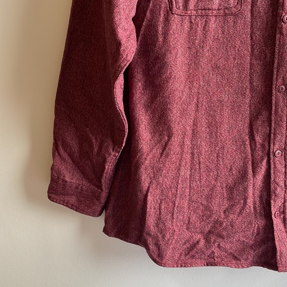 Burgundy Button Down Mountain Ridge XXL - Picture 3 of 8